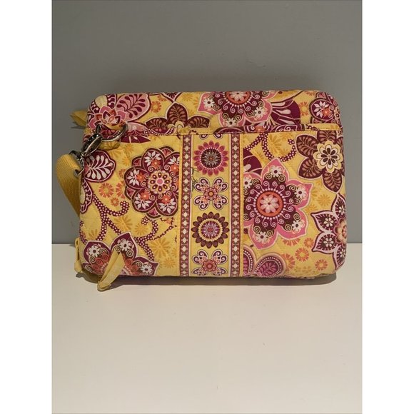 Vera Bradley Bali Gold Mini Laptop Tablet Bag‎ Case - Picture 1 of 10